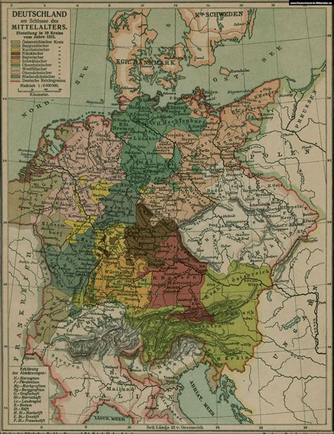 deutschland im mittelalter landkarten zum spaetmittelalter