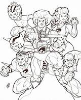 Coloring Pages Thundercats Adult sketch template