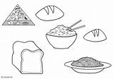Colorear Piramide Colorare Alimentare Cereales Getreideprodukte Cereali Disegni Plato Buen Grano Malvorlage Kleurplaat Grains Alimenticia Designlooter Ausdrucken Grote sketch template