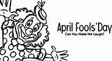 April Coloring Fool Wecoloringpage Pages sketch template