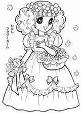 Coloring Pages Book Manga Japanese Vintage Princess Books Cute Anime Colouring Adult Printable Cartoon Drawings Shojo Plus Google sketch template
