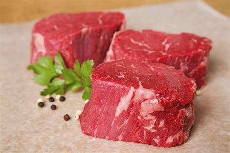 raw beef tenderloin steaks etem butcher grill