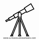 Telescope Coloring Pages sketch template