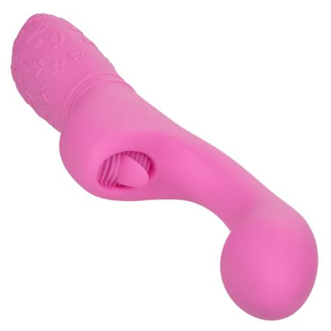 rechargeable butterfly kiss flicker vibrator pink sex toys at adult