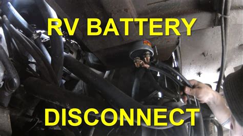 installing battery disconnect switch  rv youtube