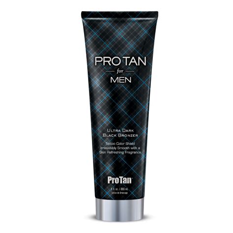 protan  men ultra dark black bronzer blue tanning beauty