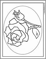 Rose Coloring Pages Bud Drawing Buds Color Stem Printable Pdf Clipart Flowers Getdrawings Printables Tattoo Getcolorings Bush Print Long Colorings sketch template