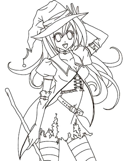 anime halloween coloring page coloring sky