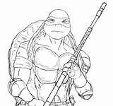 Donatello Tmnt Coloring Pages Ninja Turtle Drawing Printable Color Deviantart Getdrawings Comments Getcolorings sketch template
