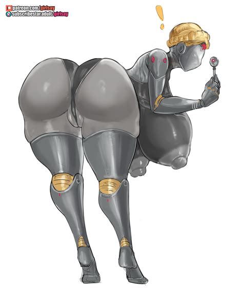 rule 34 1robot alternate breast size android android girl areola ass
