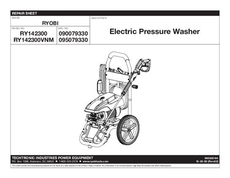 psi brushless electric pressure washer ryobi tools