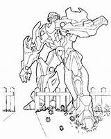 Coloring Pages Transformers Transformer Cliffjumper Seeking Kidsdrawing Enemy Large sketch template