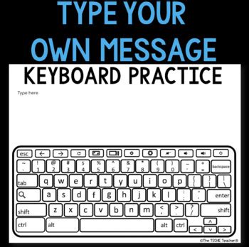 chromebook keyboard printable practice sheets   techie teacher