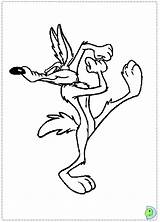 Coyote Wile Looney Tunes Dinokids Colorir Disney sketch template