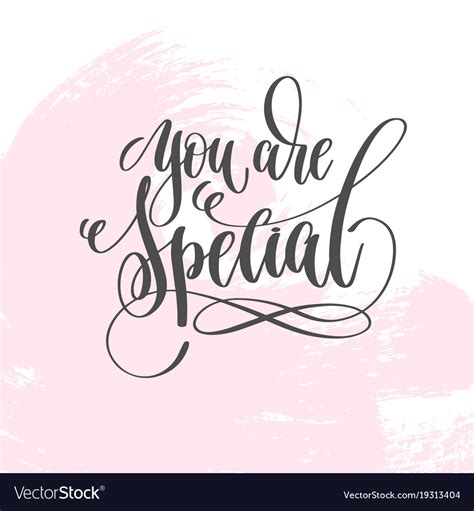 special hand lettering inscription text vector image