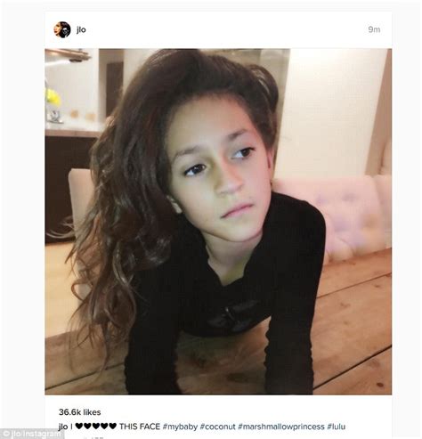 Jennifer Lopez Gushes About Her Mini Me Daughter Emme S Pretty Face