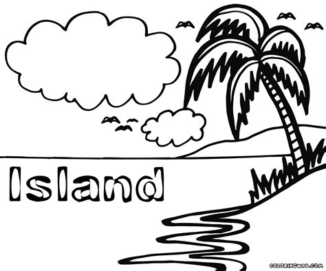 island coloring pages  printables coloring pages