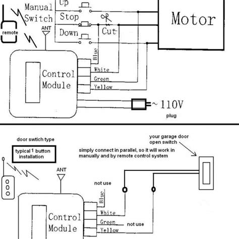 wiring diagram  genie garage door opener