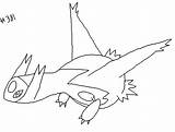 Pokemon Latias Coloring Pages Mega Latios Template sketch template