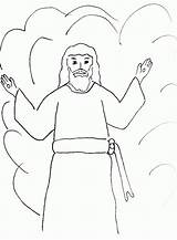 Lazarus Coloring4free Apostle 1772 Coloringhome Raises sketch template