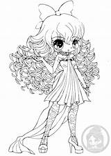Chibi Coloring Pages Girls Yampuff Girl Anime Coloriage Chibis Cute Colouring Kawaii Hair Printable Curly Deviantart Kids Sheets Fille Adult sketch template