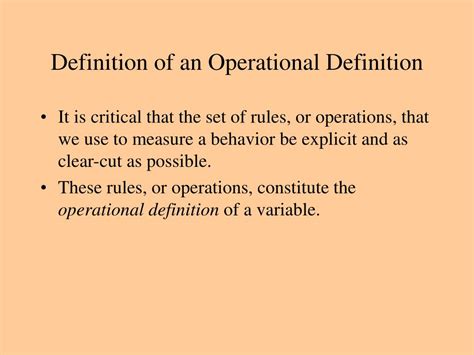 operational definitions powerpoint