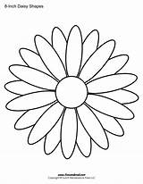 Daisy Shape Templates Colouring Flower Template Outline Pages Print Stencil Printables Printable Use Meddows Inch Search Timvandevall Again Bar Case sketch template