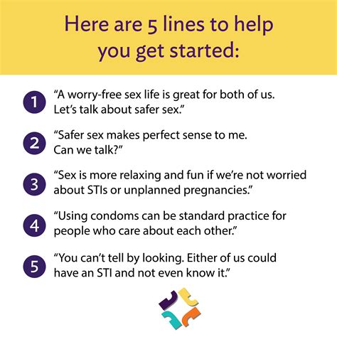 making the case for safer sex five simple lines ncsh