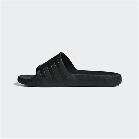 shoes adilette aqua  black adidas qatar