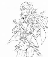 Coloring Lucina Pages Calibur Soul Emblem Fire Characters Character Choose Board sketch template