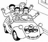 Wiggles Coloring Fun Car Lessons Teaching Social Pages sketch template