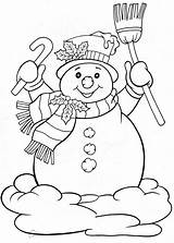 Snowman Coloring Christmas Pages Printable Tree Kids Choose Board Frosty Winter Holiday Toddler sketch template