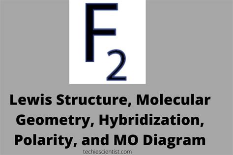 lewis structure molecular geometry hybridization polarity  mo diagram techiescientist