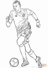 Pogba Coloring Pages Paul sketch template