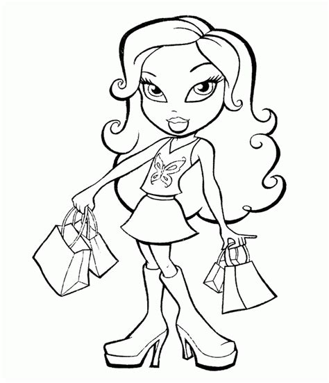 egirl aesthetic coloring pages coloring  drawing