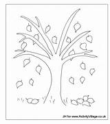 Coloring Tree Pages Leaves Trees Fall Winter Autumn Colouring Falling Coloringhome Bare Color Sheets Collection Popular Kids Library Clipart Jesen sketch template