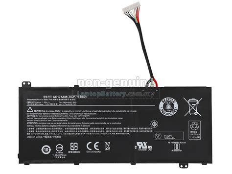 acer spin  sp  fp batteryhigh grade replacement acer spin  sp  fp laptop