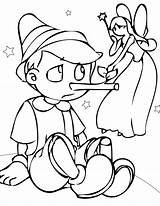 Pinocchio Coloring Pages Printable Kids sketch template