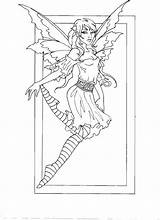 Coloring Fairy Pages Visit sketch template
