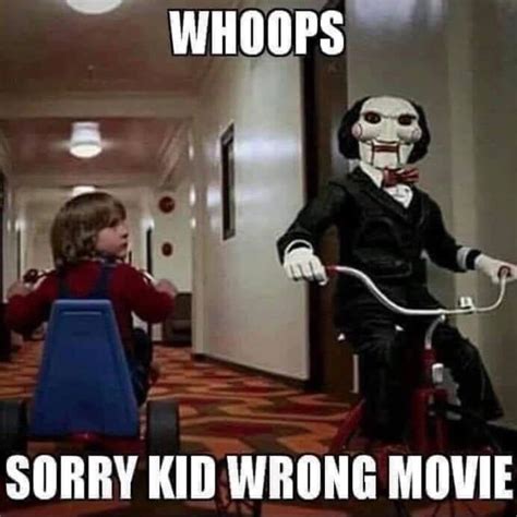 memes   horror movies    joke page