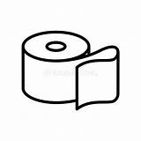 Carta Igienica Icona Toilettenpapier Elementi Vettore Isolato Sugli Segno Sulla Bianco Fondo Dell Ikone Symbolentwurf Weißem Ikonenvektor Linie Hintergrund Lokalisiert sketch template