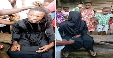 nigerian man caught after he allegedly disguised in hijab to have sex