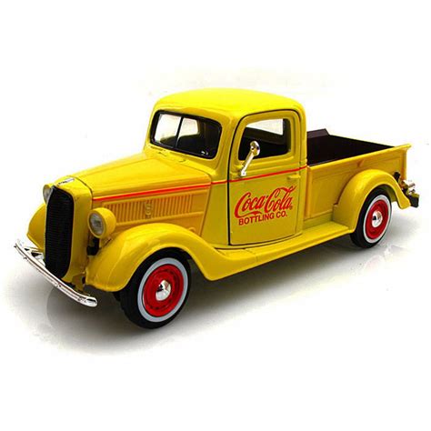 ford pickup truck yellow motorcity classics   scale