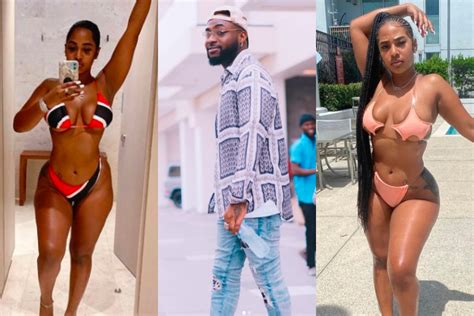 davido finally reacts to viral photo with american model