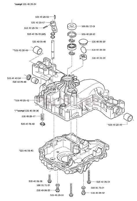 tuff torq   tuff torq transmission   transaxle case parts lookup  diagrams