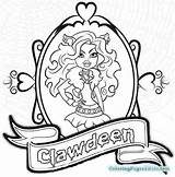 Monster High Pages Coloring Clawdeen Wolf Printable Getcolorings Baby Print Getdrawings sketch template