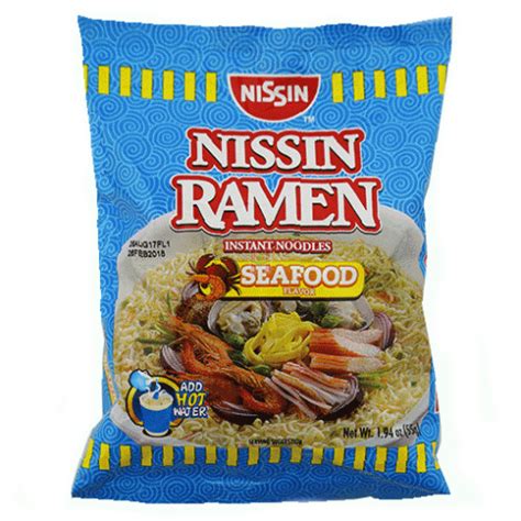 Nissin Ramen Instant Noodles Seafood Flavor 55g Homeshop