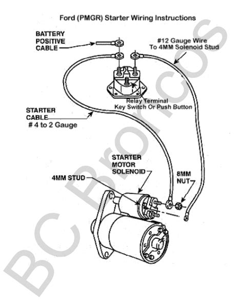 dart wiring classic mini starter motor wiring diagram