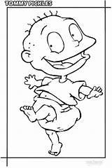 Coloring Pages Nickelodeon Tommy Pickles Printable Cartoon Cartoons Drawing Color Characters 90 Nick Halloween Draw 90s Print Kids Cool2bkids Colouring sketch template