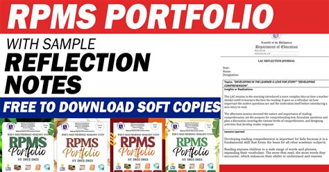 rpms portfolio  teachers  iii sy    reflection notes